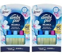 2 PZ AMBI PUR 3EVOLUTION RICARICA RISVEGLIO PRIMAVERILE PROFUMATORE PER AMBIENTI