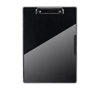 2 pz Appunti Ufficio Doppio Strato Apertura Laterale Catenacci Tiene Con Custodia for Penna Infermieristica Cartella Forniture for Per l'ufficio(Black)