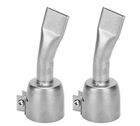 2 Pz Aria Calda, Acciaio Inossidabile per Pvc Plastica Leister Saldatore Pvc Pistola Ugello di Saldatura Ugelli Piatti Kit Foglio di Saldatura Accessori