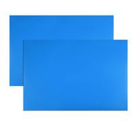2 Pz Asciutto Cancella Flessibile Magnetico 11.7" x 8" Magnetico Foglio Blu