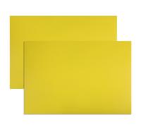 2 Pz Asciutto Cancella Flessibile Magnetico 11.7" x 8" Magnetico Foglio Giallo