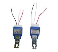 2 pz Auto Fotocellula Sensore Interruttore Dc 12v 24v 10a Per Luce di Strada Lampada Solare Dusk To Dawn Controller Giardino Autostrada Uso Esterno