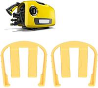 2 Pz Autolavaggio Macchina Connettore Rapido Fibbia Rondella Auto C Clip di Parte di Ricambio per Karcher K2 K3 K7 Rondella di Pressione Trigger di Ricambio(Giallo)