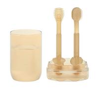 2 pz Baby Silicone Spazzolino Pulitore Lingua con Copertura Formazione per Neonati