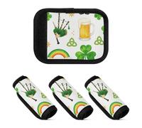 2 pz bagagli maniglia avvolgente ampia borsa avvolgere per la spesa borsa della spesa, Birra Leprechaun di San Patrizio, one sizex4