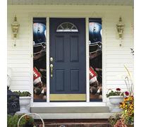 2 pz banner porta di benvenuto fresco football americano portico segno decorazioni hawaiane bandiere primavera estate decorazione sfondo appeso alla parete banner per esterni casa tropicale cortile