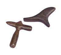 2 Pz bastoncino per agopuntura grilletto Uomini punto Messaggio pediluvio e mano massaggi massage corpi body bodies stick per la pressione dei punti di agopuntura di legno Coffee FOMIYES
