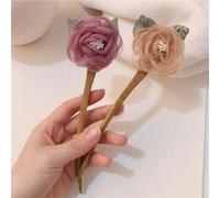 2 Pz Bastone Per Capelli Fiore Forcine Cinese Vintage Accessori Per Capelli Bacchette Per Capelli per Donne Ragazze 039-#07
