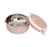 2 pz Bento Lunch Box in Acciaio Inox, Rosa Portatile Lunch Box Singolo Strato Bento Box per Pranzo Snack Scuola Viaggi Cibo Prep Contenitori di Stoccaggio con Coperchi