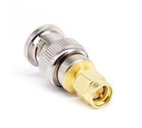 2 PZ BNC Maschio A SMA Maschio Connettore RF Coassiale Adattatore Coassiale BNC Spina A Spina SMA Connettori for Antenna