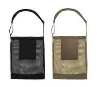 2 Pz Borse da Picnic, Raccolta Funghi, Caccia, Borse Alimenti in Rete, Tracolla Regolabile