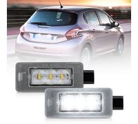 2 Pz Canbus No Error LED Targa Luce Per Peugeot 207CC 208 308 MK2 II 2008 3008