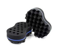 2 Pz capelli Twist Sponge Brush Dread Dreading Onda Torsione schiuma Afro Barber Curl Spugna per le donne e gli uomini della ragazza del ragazzo