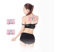 2 pz carino pratico design farfalla elettronico corpo muscolare massaggiatore dimagrante vibrazione per la salute 4 LED display massaggiatore per collo, spalle, parte bassa della schiena, piede