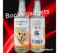 2 pz Carolina R. Tricology Spray Cristalli Liquidi x Capelli Semi di Lino 100ml