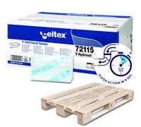 2 pz. - Carta Rotoloni Industriali - Bobina Carta 800 strappi - Rotolone carta Asciugatutto - Bianca - 1,5 KG (1600 strappi 3kg totale)