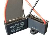 2 pz CBB61 450 V 1uF~6uF Terminale Ventilatore A Soffitto Motore Condensatore Rettangolare(1.5uF)
