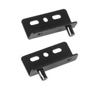 2 Pz Cerniere A Perno Nero Nastro Di Ferro Albero A Scomparsa Della Porta For Porte In Legno Armadio Guardaroba Cassetti Ferramenta For Mobili Costruzione Robusta Funzionamento Fluido(Black)