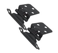 2 Pz Cerniere For Armadi Overlay Chiusura Automatica Montaggio Frontale Cerniera For Porta Armadio Cerniera Idraulica Tampone Cerniera A Molla Ferramenta For Mobili Facile Da Installare(Black)