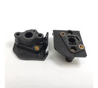 2 pz CG260 Tubo di Aspirazione Collettore di Scarico Carburatore Connettore adpator Fit for 1E34F BC260 26cc Decespugliatore trimmer Pezzi di Ricambio Sostituzione degli accessori
