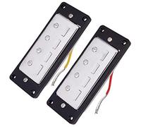 2 Pz. Chitarra Elettrica Humbucker Pickups Set Di Scollo A Ponte Con Cornice Nera Per Pickup A 4 Stringa Elettrica B Pickup chitarra elettrica