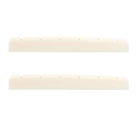 2 pz Chitarra Elettrica Slotted Bone Dado Con Slot String Per Senza Sforzo Stringa Cambia 42x4.5x3.5mm Chitarra Stringa Cambiare Strumento