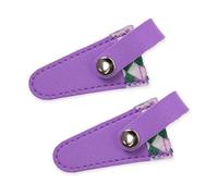 2 Pz Colore Lattice Forbici Coperture Protettive Strumento di Taglio Portatile PU Ricamo Forbici Guaina