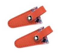 2 Pz Colore Lattice Forbici Coperture Protettive Strumento di Taglio Portatile PU Ricamo Forbici Guaina