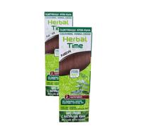 2 pz Colore naturale per capelli Henné Henna N°2 Cappuccino 'Herbal Time' 75 ML