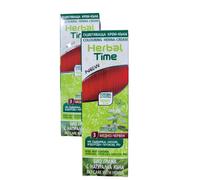 2 pz Colore naturale per capelli Henné Henna N°3 Ciliegia 'Herbal Time' 75 ML