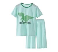 2 Pz Completino Bambino Set,Abbigliamento Set per Bambini Estivi Unisex+Pantaloncini Completivi da T-Shirt Maniche Corte Ricamate Festa Casual Neonato Ragazzi 1-4 Anni