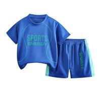 2 Pz Completino Bambino Set Completo Estivo di Magliette Estate Camicia Quadri Manica Corta Pantaloncini Tuta 1-8 Anni Conforto garantito Tutto Il Giorno