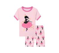 2 Pz Completino Bambino Set,Coordinato Estivo Tuta Neonata Set di Magliette Completivi da Estivi Spiaggia con Bretelle Short Elastici Vita Alta per Neonato Ragazzi 1-4 Anni