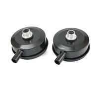 2 Pz Compressore Maschile Filettato 20mm Presa D'Aria Silenziatore Filtro Nera