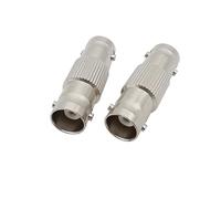 2 Pz Connettore BNC BNC Femmina A BNC Femmina Jack Accoppiatore In Linea Adattatore Coassiale for Telecamera CCTV Sistema di Videosorveglianza di Sicurezza