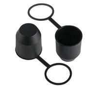 2 Pz Copertura a Sfera per Gancio di Traino, 50 mm Rimorchio Tappo Gancio Traino, Tappi di Protezione per Gancio di Traino Auto, Tappo di Protezione per Caravan RV Trattore