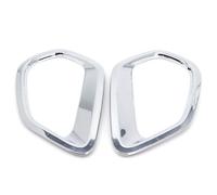 2 Pz Copertura Trim Lampada Fendinebbia Posteriore In Cromo Per 20
