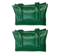 2 pz Coperture Giunti Esterni Verde Inverno Congelamento Protezione Isolamento Per Giardino Rubinetto Tubi Balcone Fattoria Magazzino In Pelle Artificiale 18x26cm