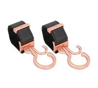 2 pz/coppia di ganci per passeggini con doppio gancio organizer con rotazione a 360 gradi per borse pannolini, biberon e accessori