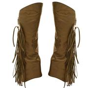 2 Pz/coppia PU Pelle Gamba Protezioni Medioevo Gamba Copertura Legwear Guardia Stivali Ghette Antiscivolo Equitazione Gear