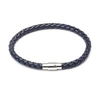 2 pz coreano uomo tessuto in acciaio inox braccialetto intrecciato intrecciato a mano catene colori misti casualmente elegante trattamento intelligente