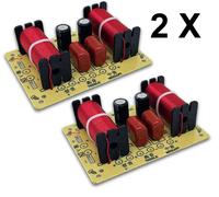 2 PZ. CROSSOVER 3 VIE 150Wx2 FILTRO PER AUTO O CASSE ACUSTICHE TAGLIO FREQUENZE