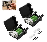 2 Pz DB9 Connettore Senza Saldatura, Adattatore DB9 RS232, 9 Pin Connettore D-SUB Terminale Scheda di Uscita con Dado, Plug-and-Play per Computer, Attrezzature Industriali, Lettori Codici a Barre