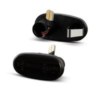 2 Pz Dinamica Luce di Indicatore Laterale Freccia Segnale Girata Lampada Lampeggiante for Alfa Romeo Mito 955 47 937 GT Fiat Bravo II Hatchback(Smoked lens)