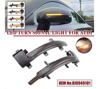 2 pz Dinamico LED Indicatori di direzione Per Audi TT TTS MK2 8J 2007-2014 TTRS R8 Specchietto retrovisore laterale Lampeggiante acqua che scorre LED