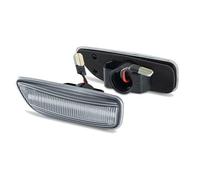 2 pz Dinamico O Non Indicatore Laterale Anteriore di Direzione Della Lampada for Volvo V70 S60 S80 XC70 XC90 2000-2009(No dynamic,Clear lens)