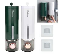 2 Pz Dispenser Sapone Muro Da 450Ml,Dispenser Di Sapone Manuale Singola Testa,Di