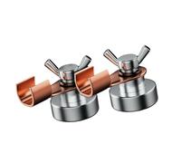 2 pz dispositivo di messa a terra accessori per strumenti di saldatura morsetto di messa a terra morsetto di messa a terra efficiente magnete di saldatura per professionale
