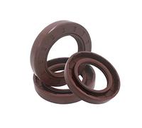 2 Pz doppio labbro copertura fluororubber TC albero paraolio con molla giarrettiera, diametro albero 34mm, diametro esterno 42mm, lunghezza 10mm FKM Skeleton Oil Seal 34x42x10mm