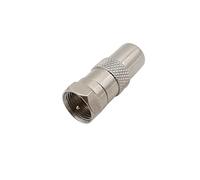2 Pz F Connettore Maschio Presa for Antenna TV Antenna Spina Maschio Adattatore Coassiale Coassiale RF Tipo F for TV Via Cavo Spine Connettori